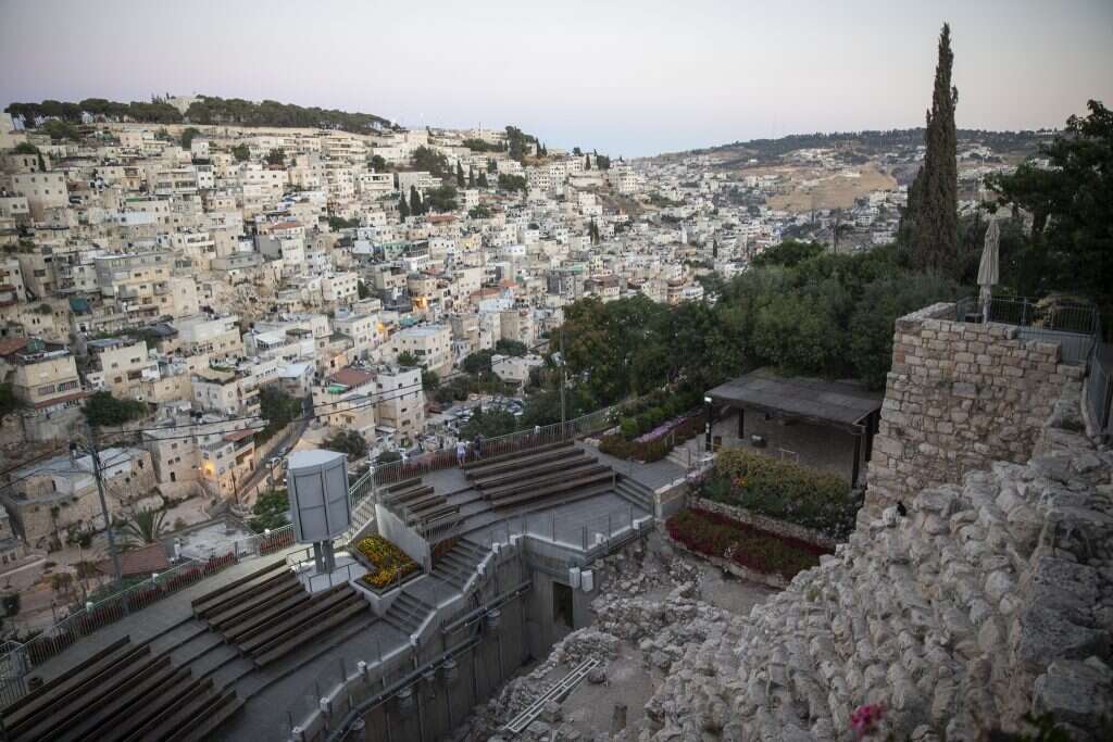 מבט על סילוואן מעיר דוד. | הדס פרוש/פלאש90