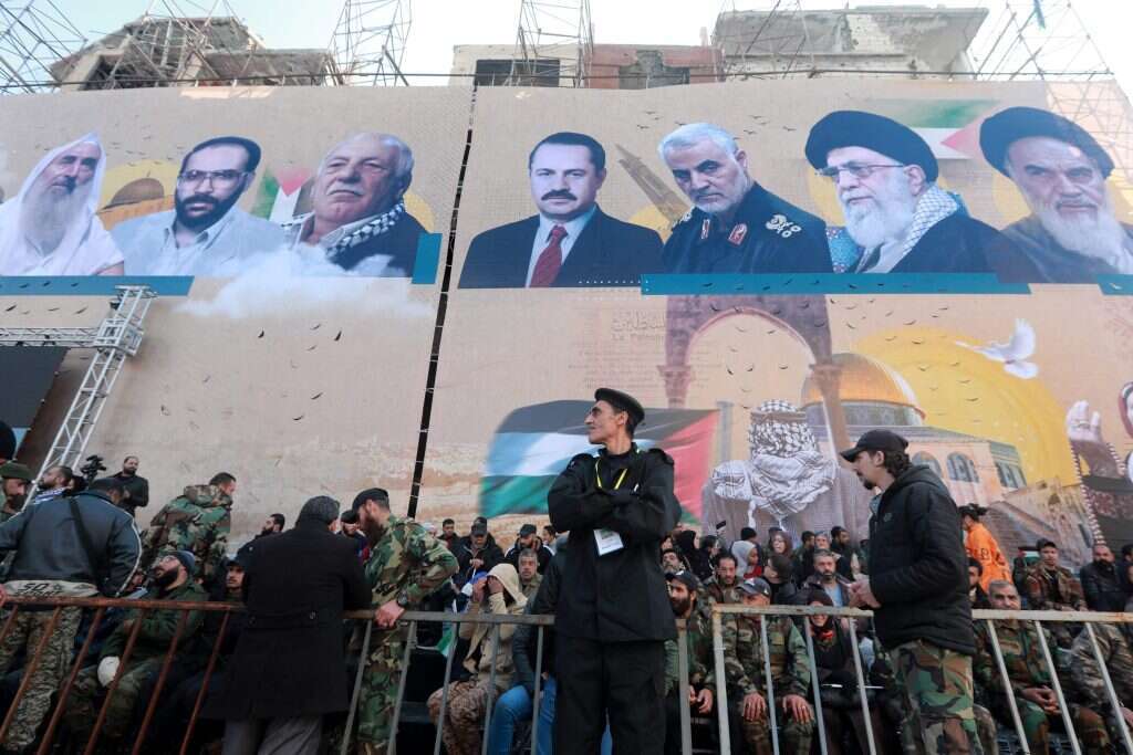 "יום ירושלים האיראני" בסוריה. | AFP