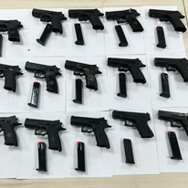 כלי נשק שנתפסו בניסיון הברחה. | דובר צה"ל