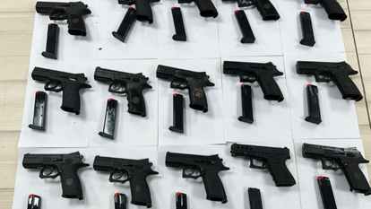 כלי נשק שנתפסו בניסיון הברחה. | דובר צה"ל