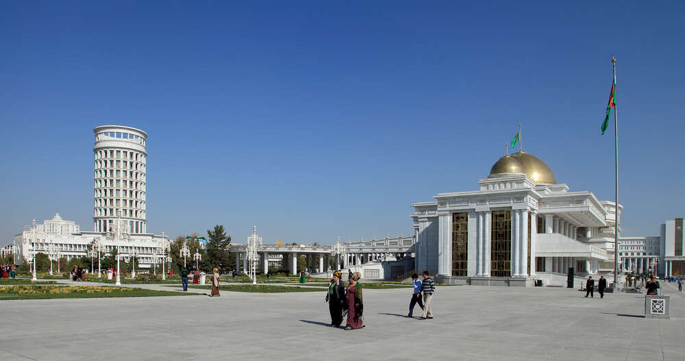אשגבאט, בירת טורקמניסטן. | שאטרסטוק