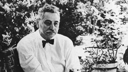 טענו שהוא "משומד" ו"גיס חמישי" ושספרו הוא "חיבור מיסיונרי" ו"תעמולה לנצרות". הסופר היידי שלום אש, 1930. | גטי אימג'ס