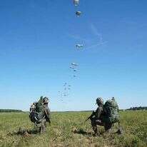תרגיל משותף לחטיבת הצנחנים של צה"ל והצבא האמריקני, 2018. | דובר צה"ל