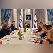 שיחות ההידברות בבית הנשיא. | עמוס בן־גרשום, לע״מ