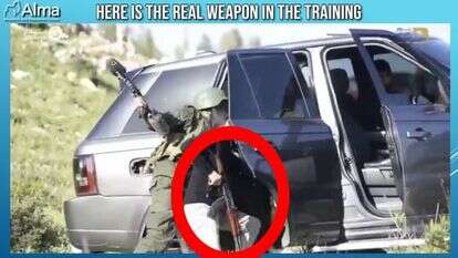 פעיל חיזבאללה באימון. | מרכז עלמא