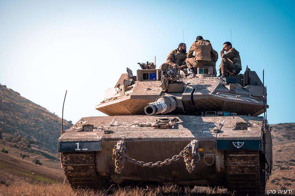טנק של חטיבה 7 במהלך תרגיל. | ידעיה כהן, דו"צ