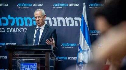 בני גנץ. | יונתן זינדל/פלאש90