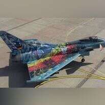 מטוס של חיל האוויר הגרמני בהכנות למטס יום העצמאות. | מסך מתוך סרטון דו"צ