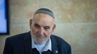 בכנסת לקראת טקס הדלקת המשואות לרגל יום העצמאות ה-75 למדינת ישראל. | יונתן זינדל, פלאש 90