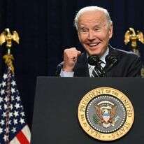 ביידן הכריז שיתמודד שוב. | AFP