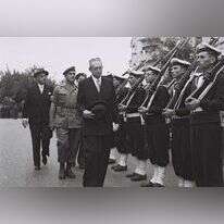 טקס השבעת נשיא המדינה יצחק בן־צבי בכנסת, 1952. | טדי בראונר, לע"מ