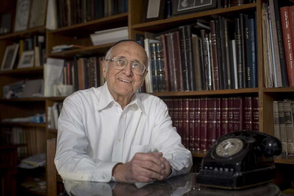 פרופ' נחום רקובר. | יונתן זינדל, פלאש 90