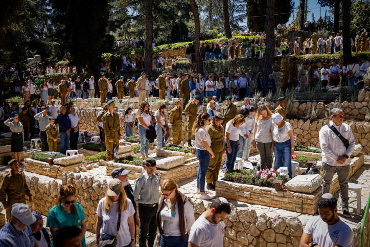 טקס יום הזיכרון בהר הרצל. | אריק מרמור, פלאש 90