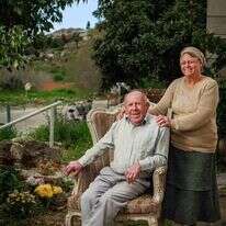 משה ופנינה גרוסברג. | ברוך גרינברג