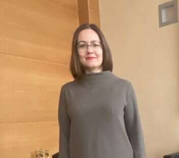 לינדה אוזולה, סגנית ראש עיריית ריגה. | אריאל שנבל