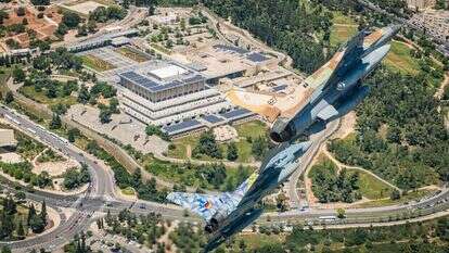 מטוס חיל האוויר הגרמני לצד מטוס ישראלי. | דובר צה"ל