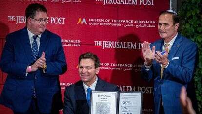 דה־סנטיס בירושלים, אתמול. | יונתן זינדל - פלאש 90