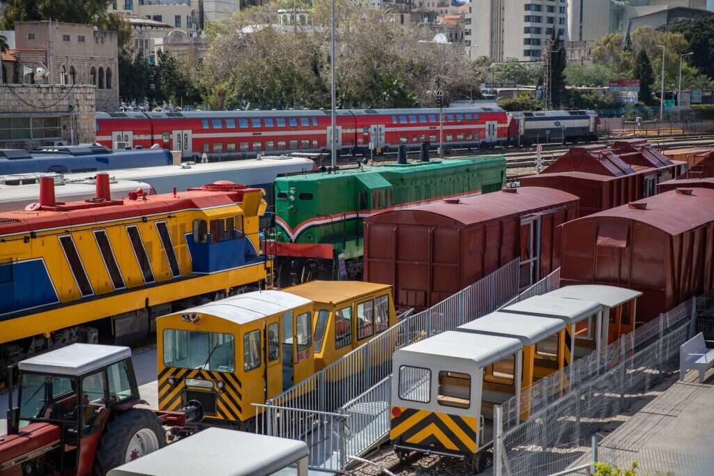 מוזיאון הרכבת, קרונות היסטוריים בתצוגה. | שיר טורם, פלאש 90