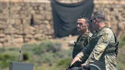 גנרל מייקל קורילה ורא"ל הרצי הלוי בתרגיל משותף. | דו"צ גנרל מייקל קורילה ורא"ל הרצי הלוי בתרגיל משותף. | דו"צ