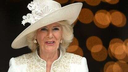 המלכה קמילה, אשתו של המלך צ'ארלס של בריטניה. | AFP
