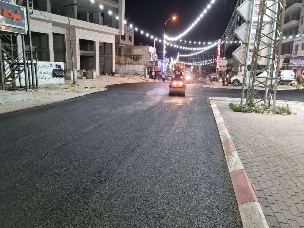 העבודות בכביש חווארה. | דובר צה"ל העבודות בכביש חווארה. | דובר צה"ל