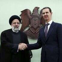 אסד וראיסי, בדמשק. | AP