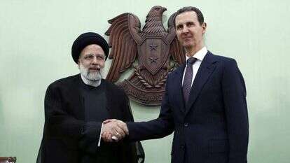 אסד וראיסי, בדמשק. | AP