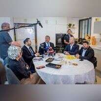 השר בן גביר וחברי עוצמה יהודית בשדרות. | פלאש 90