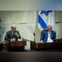 מקארתי ונתניהו בכנסת, השבוע. | אורן בן־חקון