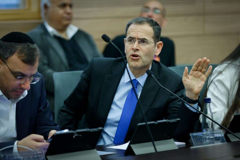 ח"כ משה סעדה בוועדת החוקה. | אריק מרמור, פלאש 90