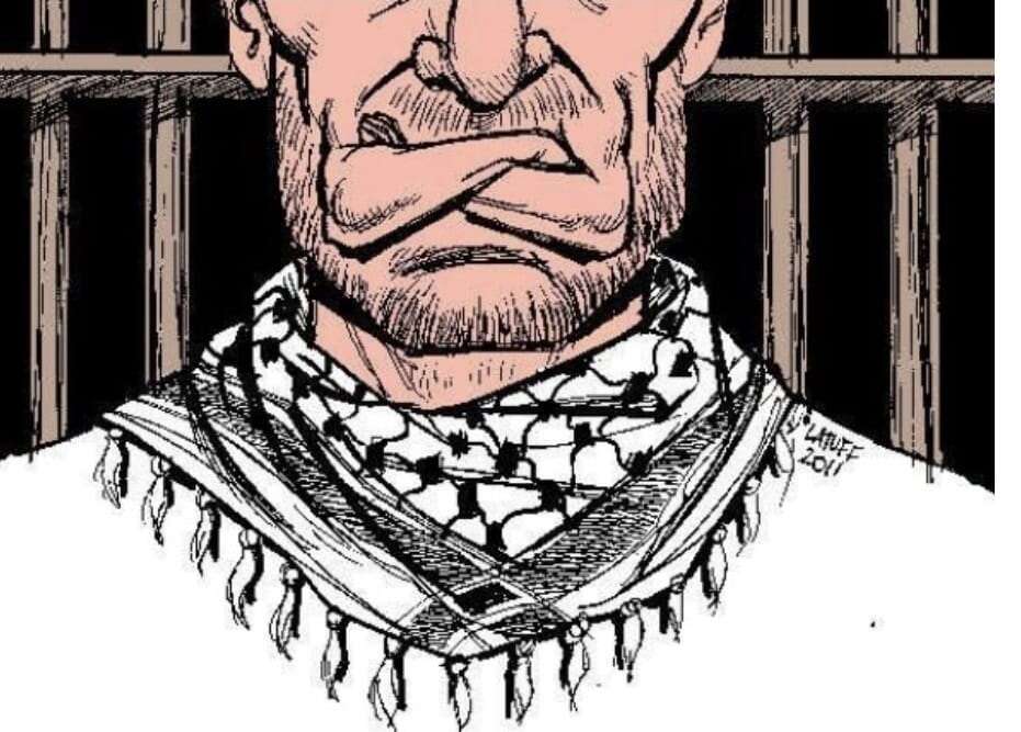 בתקשורת הפלסטינית מעודדים את שביתות הרעב. איור: קרלוס לטוף, מתוך אתר אלווטאן