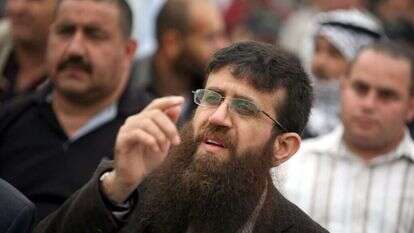 עדנאן ב־ 2012 , לאחר שחרורו מהכלא הישראלי בעקבות שביתת רעב. | איי.אף. פי