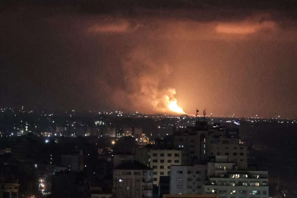 תקיפת צה"ל בעזה, מבצע מגן וחץ. | Atia Mohammed/Flash90