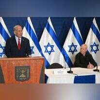 הצהרת נתניהו וגלנט. | חיים צח/לע"מ