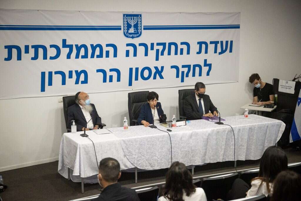 "כולם ידעו בתוך־תוכם שהוועדה הזאת צריכה לקום". ישיבת הפתיחה של ועדת החקירה באוגוסט 2022. | יונתן זינדל, פלאש 90