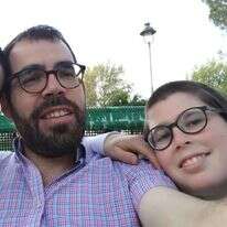 שמר על קשר עם הילדים אחרי הגירושין. אליהו שמואל ז"ל עם טום. | באדיבות המצולם