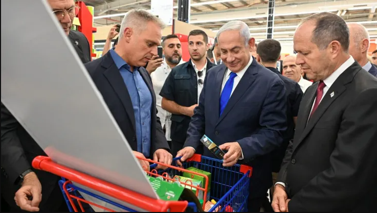 נתניהו וברקת בהשקת רשת קרפור, השבוע. | קובי גדעון, לע"מ נתניהו וברקת בהשקת רשת קרפור, השבוע. | קובי גדעון, לע"מ