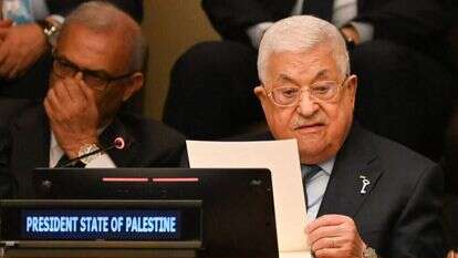 ראש הרשות הפלסטינית, אבו מאזן, באו"ם. | AFP