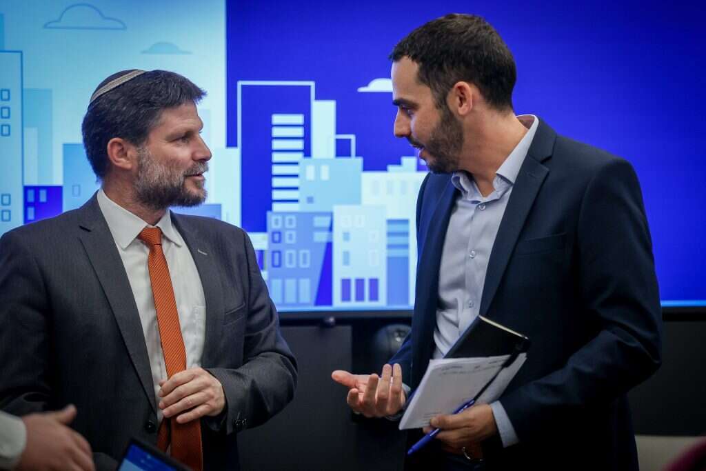 בצלאל סמוטריץ' והממונה על התקציבים יוגב גרדוס. | נעם ריבקין פנטון, פלאש 90