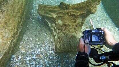 מטען בן 1800. | היחידה לארכיאולוגיה ימית של רשות העתיקות