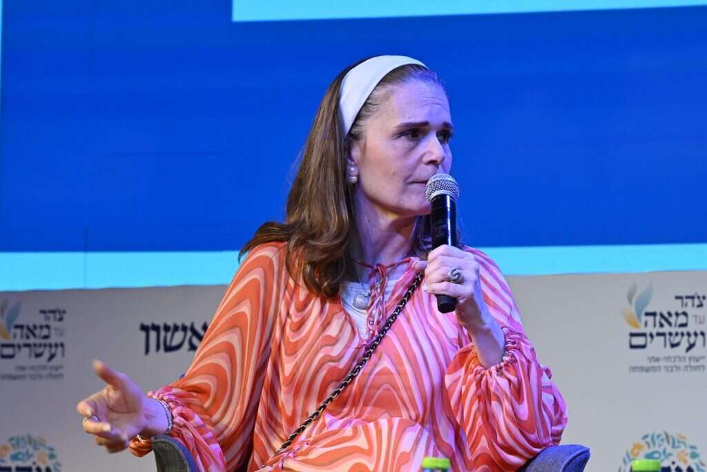 ח"כ מיכל וולדיגר בוועידת "אל תשליכני" של מקור ראשון וצהר. | יוסי זליגר