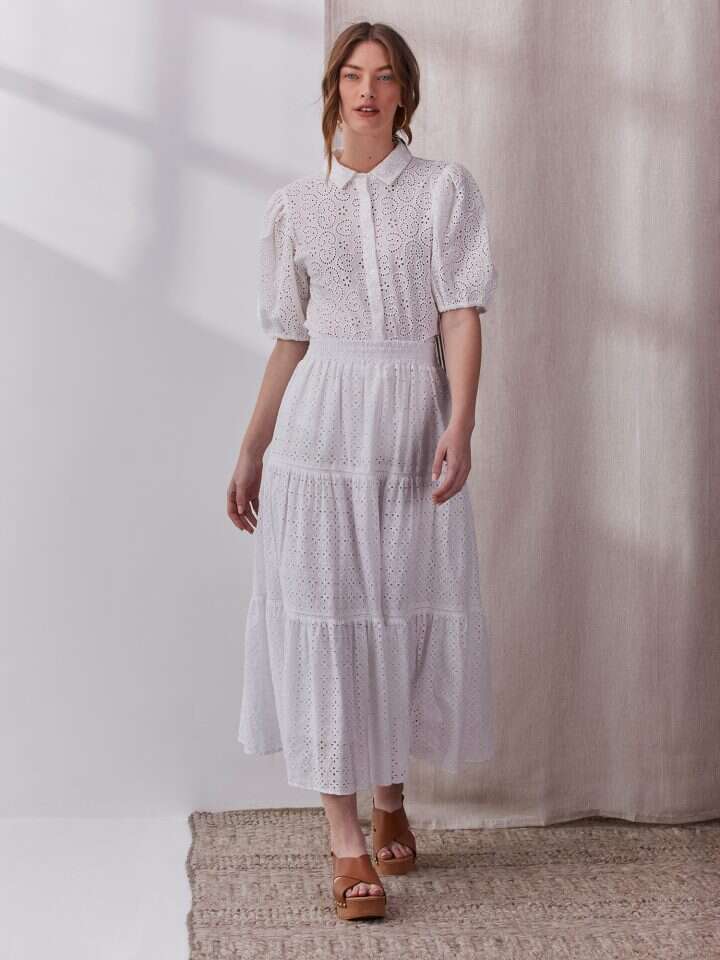 גולף | בר שריר ודור שרון, חולצה 229.90, חצאית מקסי רקומה 299.90 גולף | בר שריר ודור שרון, חולצה 229.90, חצאית מקסי רקומה 299.90