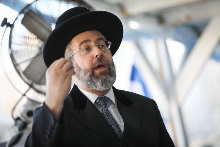 הרב דוד לאו. | נועם רבקין פנטון, פלאש 90