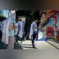 תפילת יום העצמאות בתל־ אביב. | אבשלום ששוני, פלאש 90