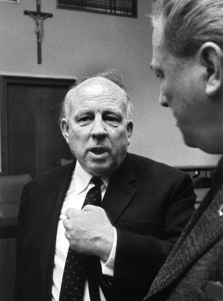 רצח את יהודי הבלקן, ואז התגלגל לדמשק, ושם בילה וסחר בנשק. פרנץ רדמאכר. | גטי אימג'ס