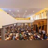 בית המדרש הנוכחי של מעלה אליהו. | אלישיב רקובסקי