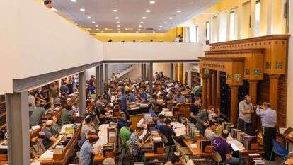 בית המדרש הנוכחי של מעלה אליהו. | אלישיב רקובסקי