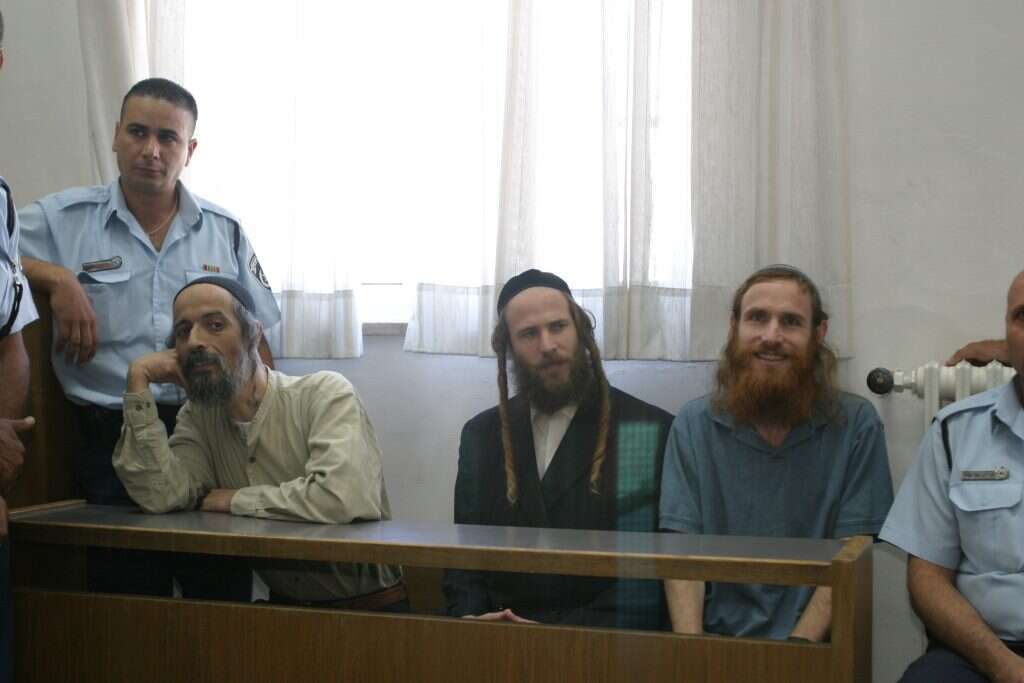 "המעשה שלהם היה יכול להיגמר במאה ילדות מתות". חברי מחתרת בת־עין בבית המשפט. | פלאש 90