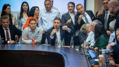 חלק מראשי הרשויות בדיון על חוק קרן הארנונה בשבוע שעבר. | אורן בן חקון/פלאש90