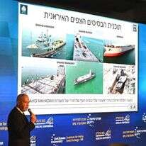 שר הביטחון גלנט בכנס בהרצליה, הערב. | אריאל חרמוני, משרד הביטחון